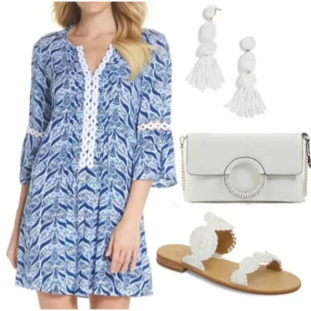 LILLY PULITZER Hollie Mermaid Tail Tunic Top/Dress | XXS - Picture 3 of 10